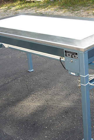 Lighted Inspection Tables